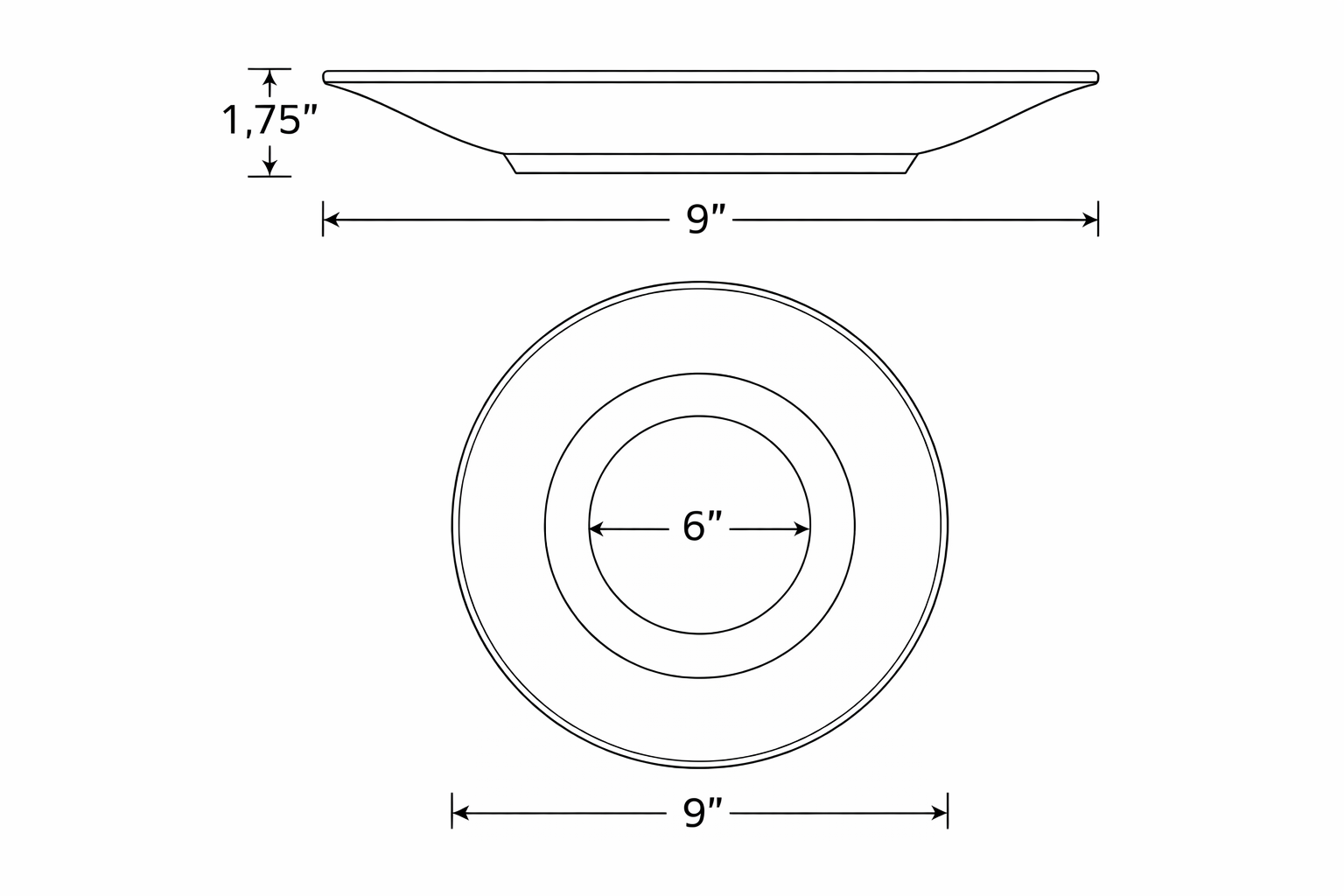 NOIR Melamine Pasta&Salad Bowl