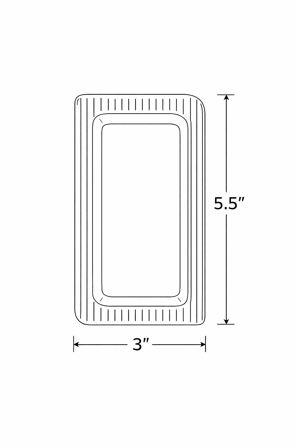 NOIR Melamine Snack Plate