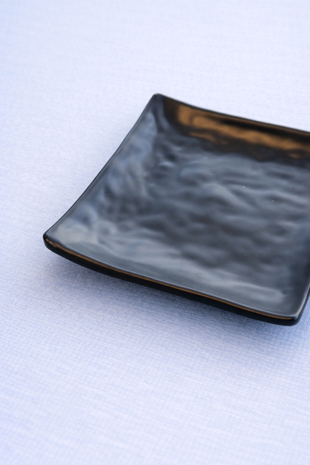 NOIR Texture Square Snack Plate