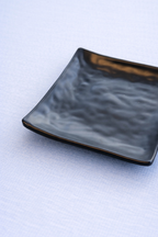 NOIR Texture Square Snack Plate