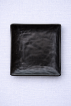 NOIR Texture Square Snack Plate