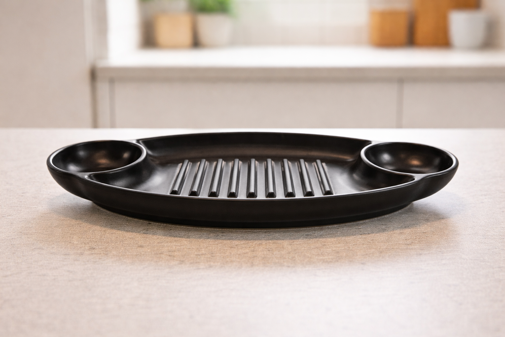 NOIR Melamine Serving Plate